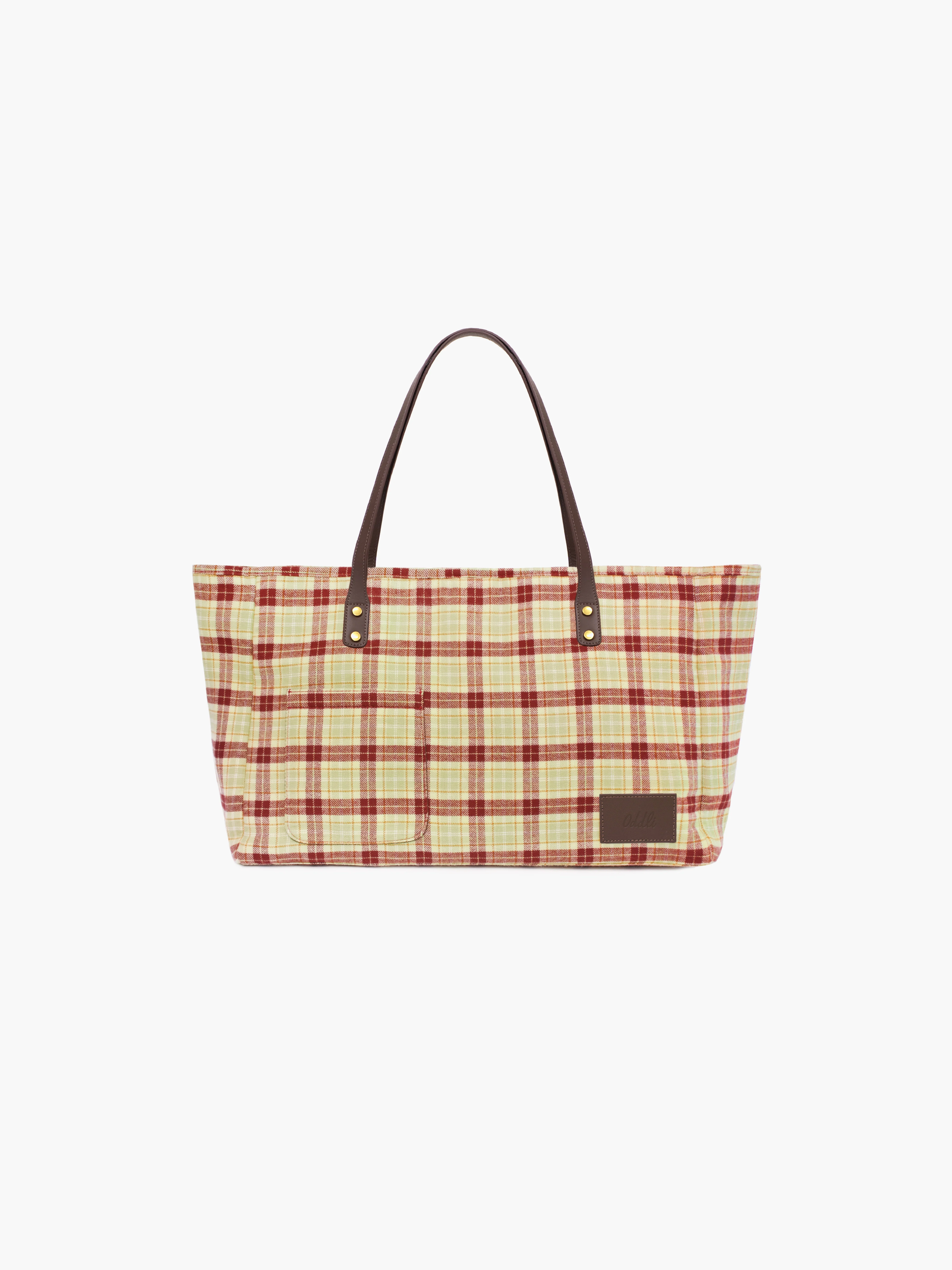 Large Plaid Bag - Image 13