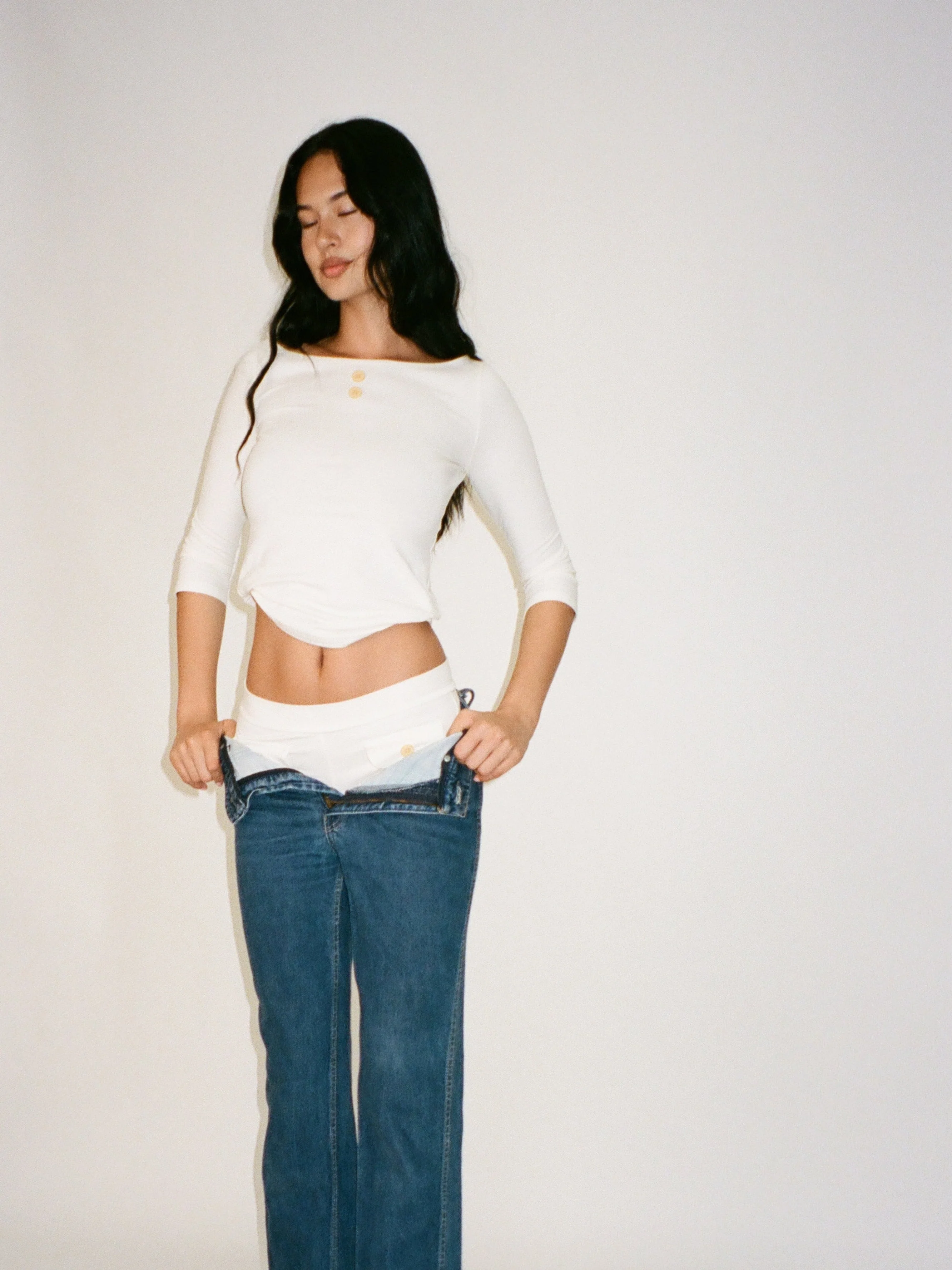 3/4 Sleeve Boat Neck Top - Image 22