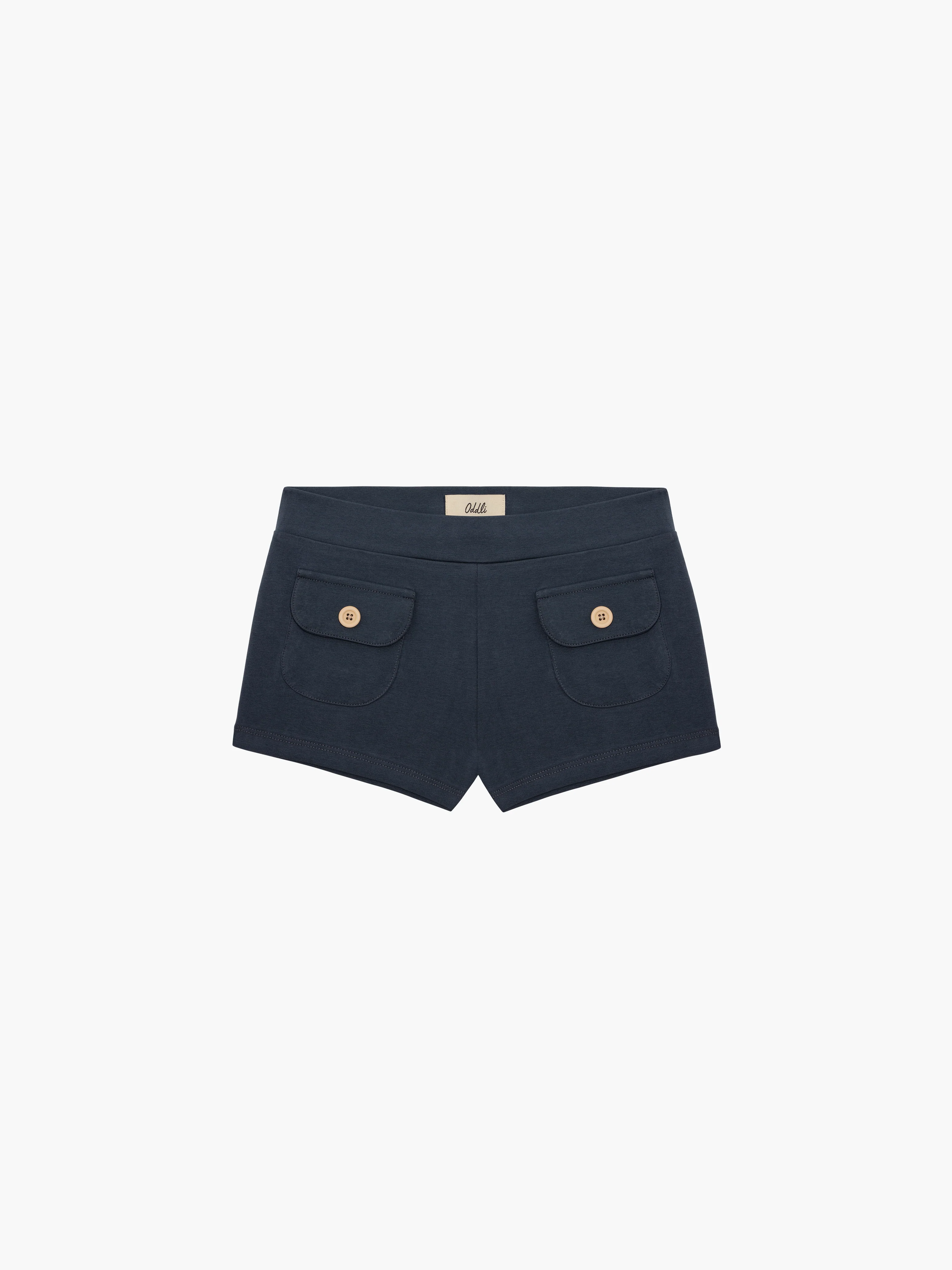 Button Mini Shorts - Image 9