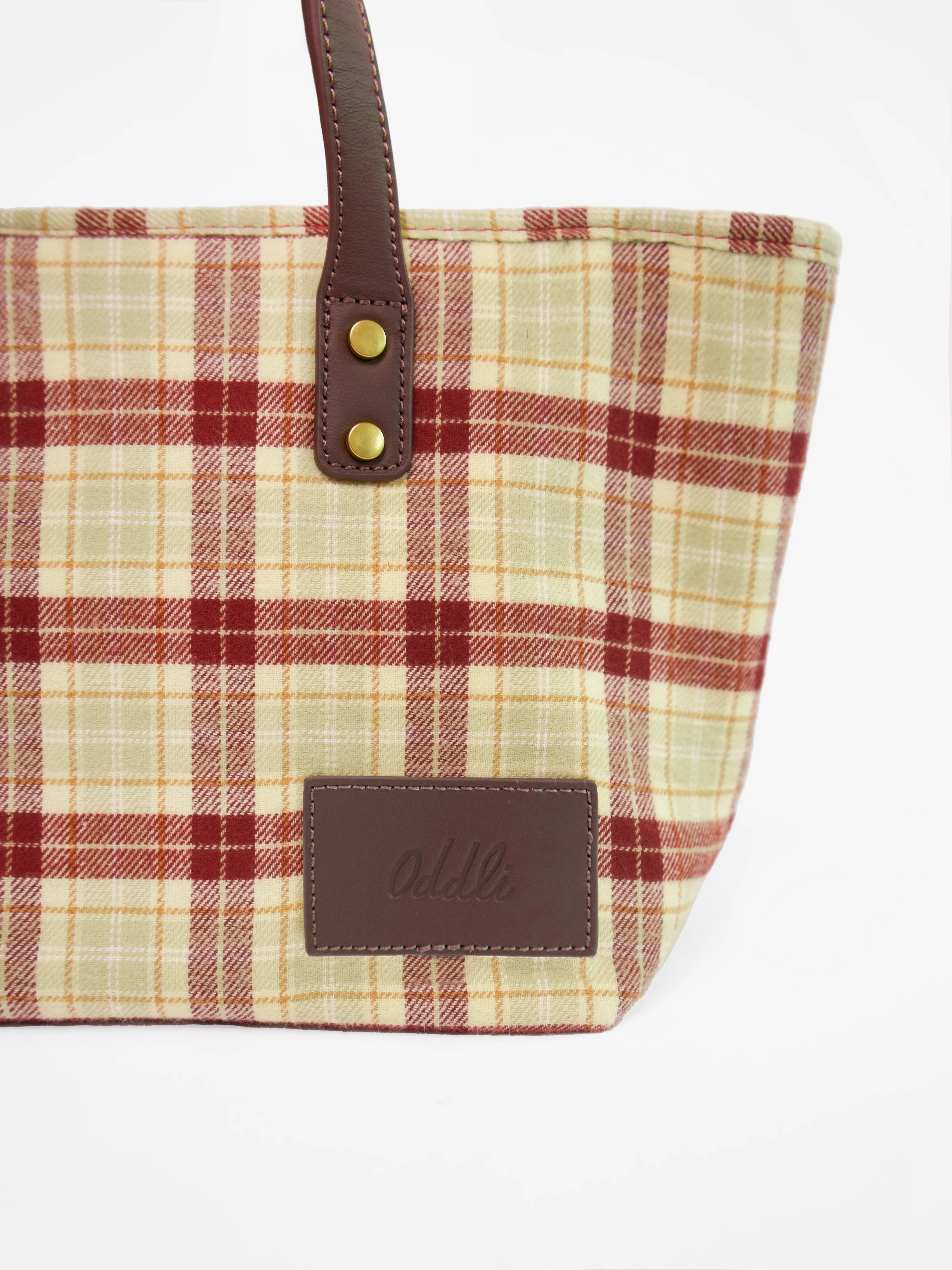 Mini Plaid Bag - Image 14