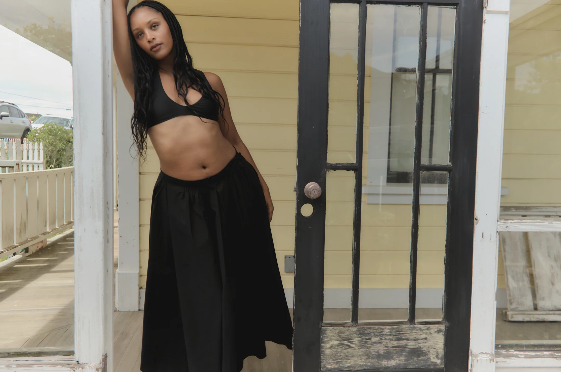 Pleated Poplin Skirt - Image 15