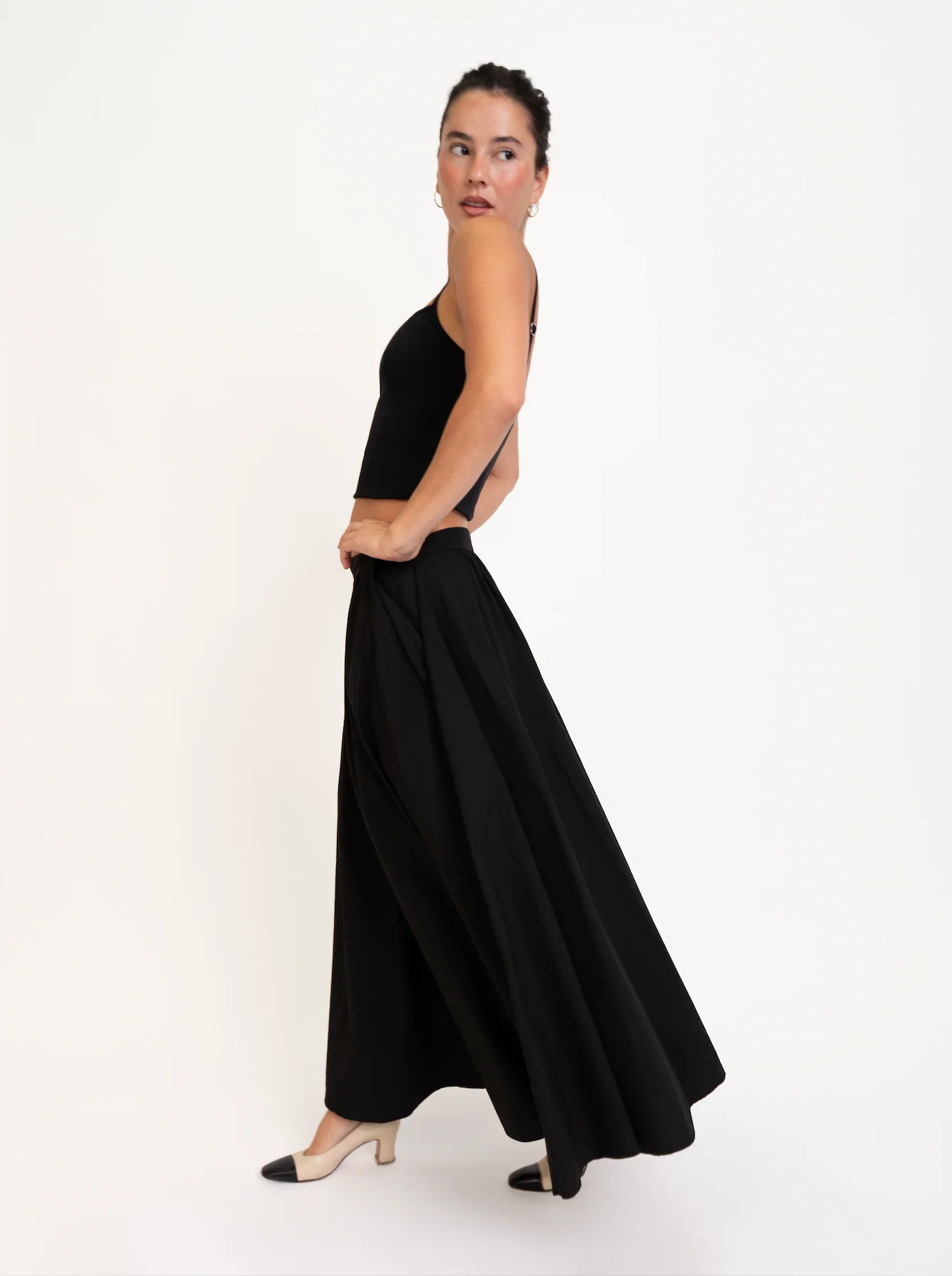 Pleated Poplin Skirt - Image 17
