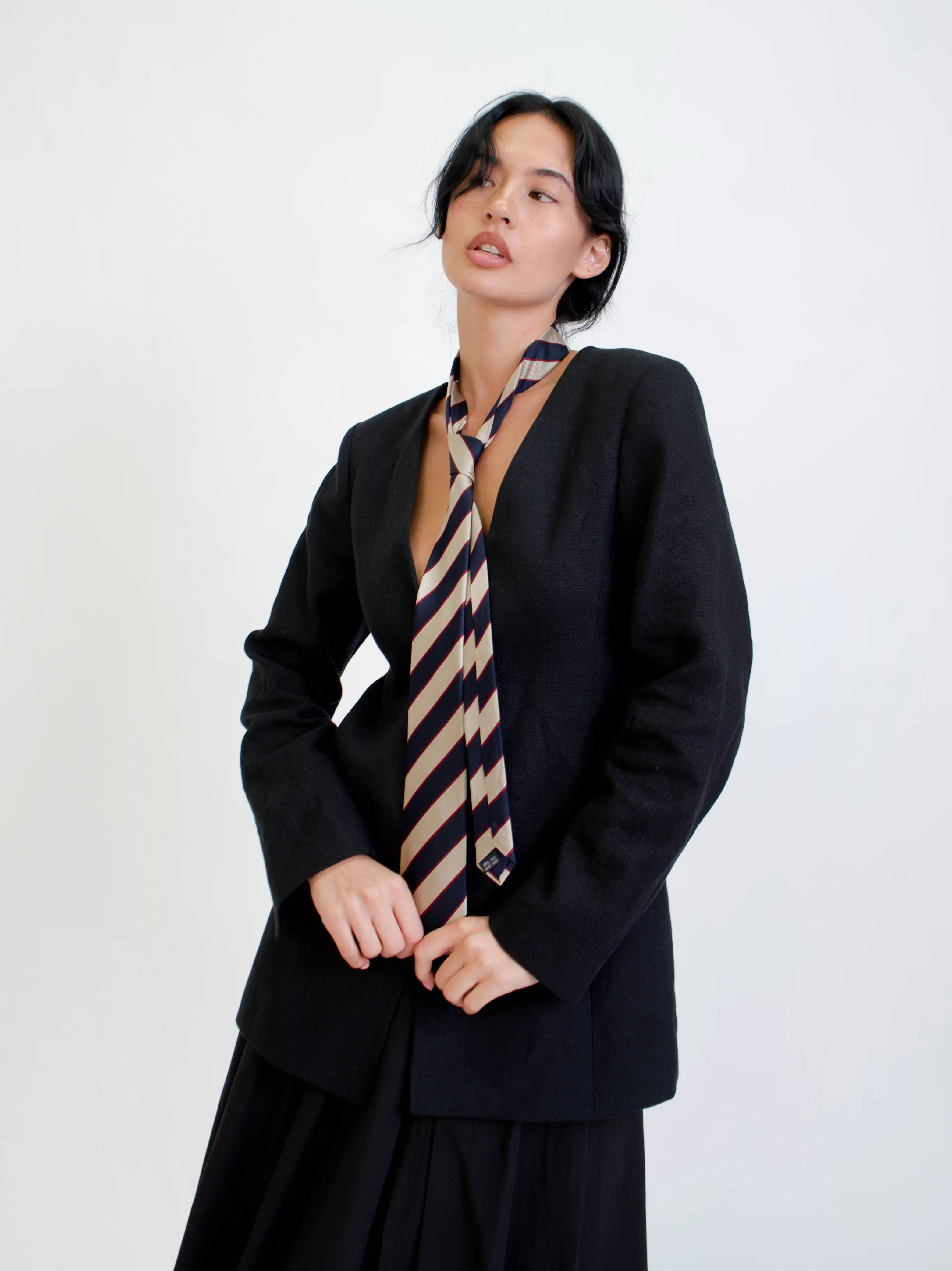 Striped Silk Tie - Image 10