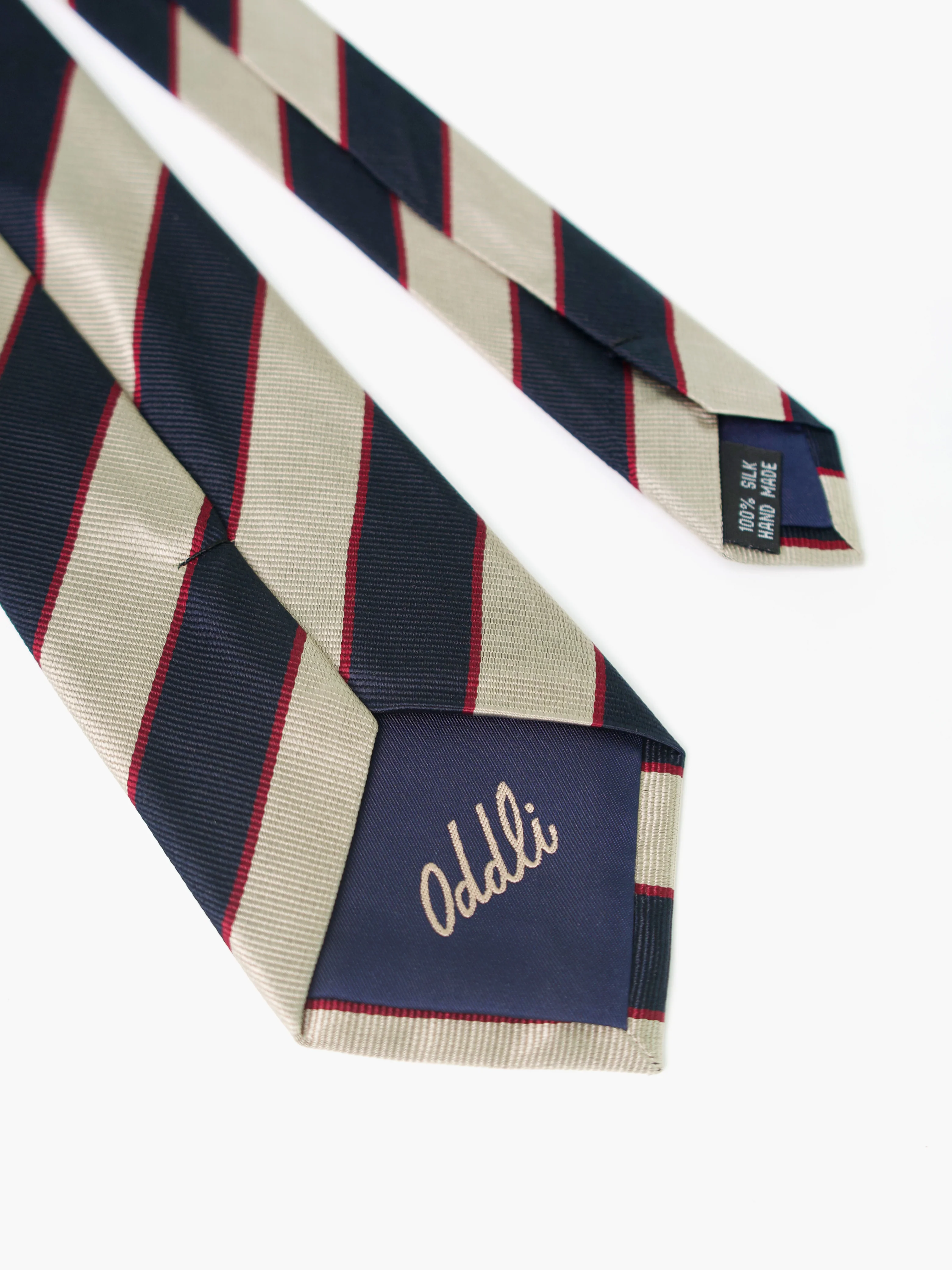 Striped Silk Tie - Image 11