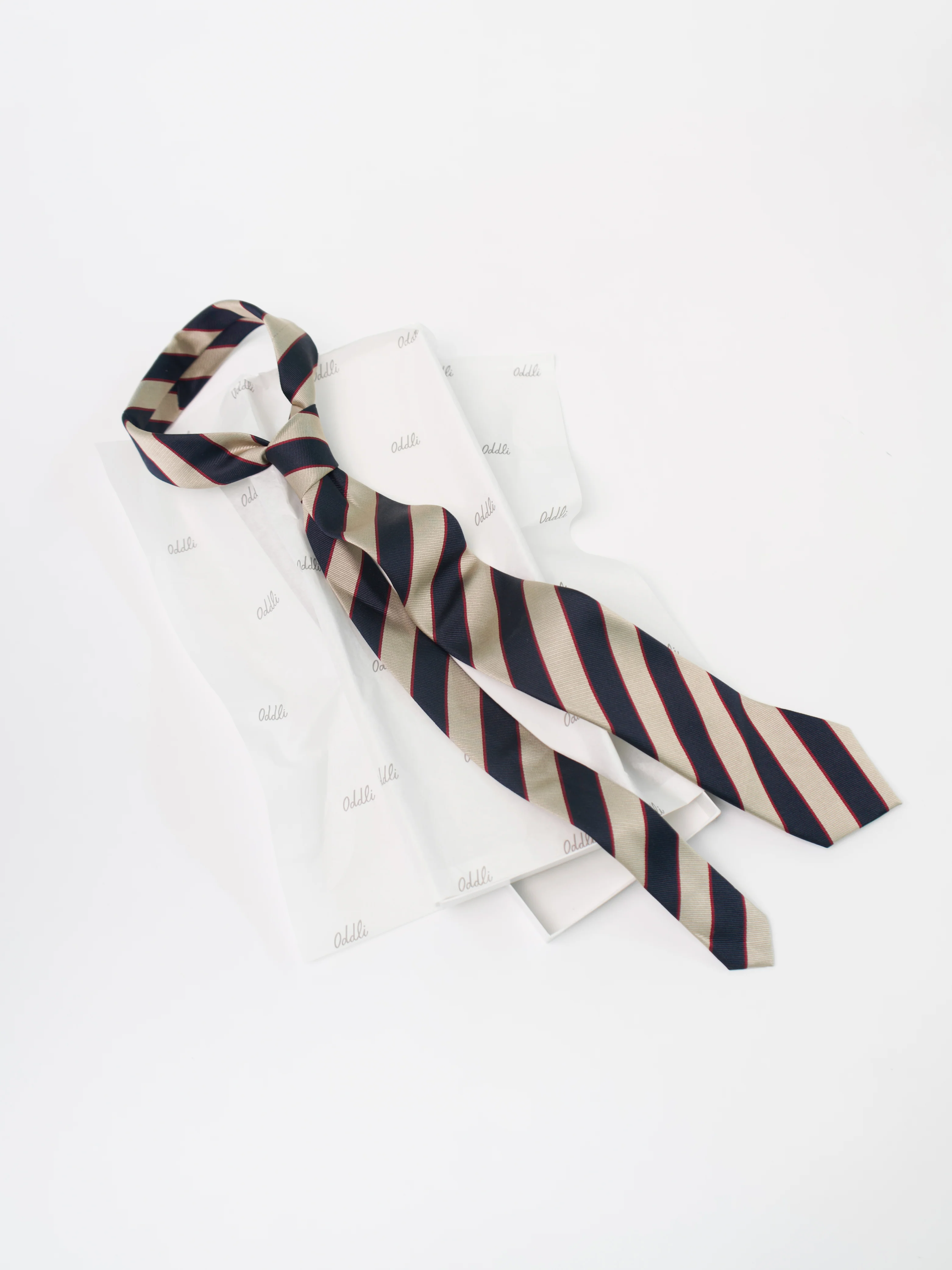 Striped Silk Tie - Image 15