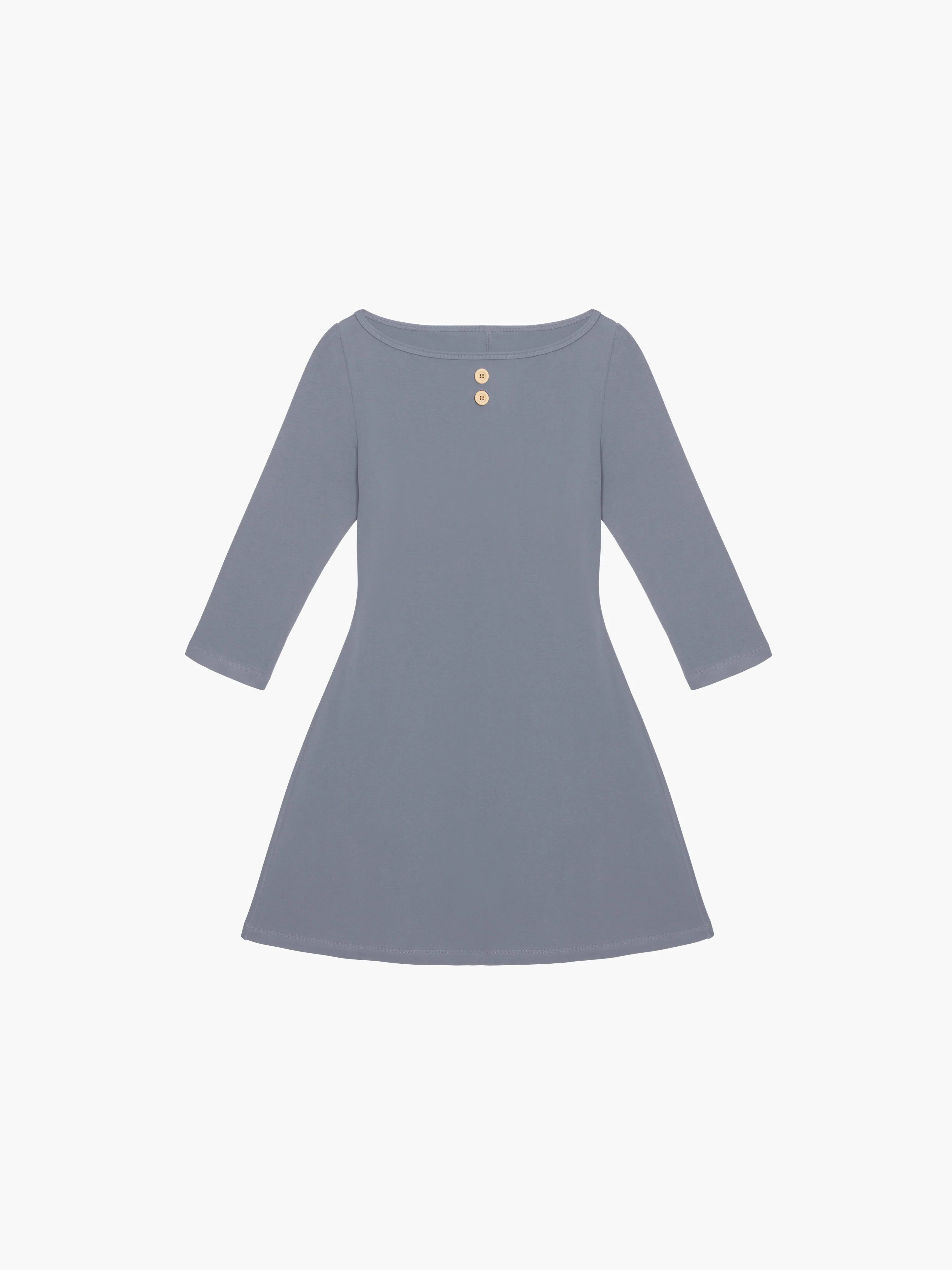 3/4 Sleeve Boat Neck Dress - Image 17